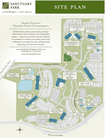 1101 Lakewood Pky, Alpharetta, GA for lease - Site Plan - Image 2 of 2