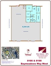8168-8190 W Baymeadows Way, Jacksonville, FL for lease Site Plan- Image 1 of 9
