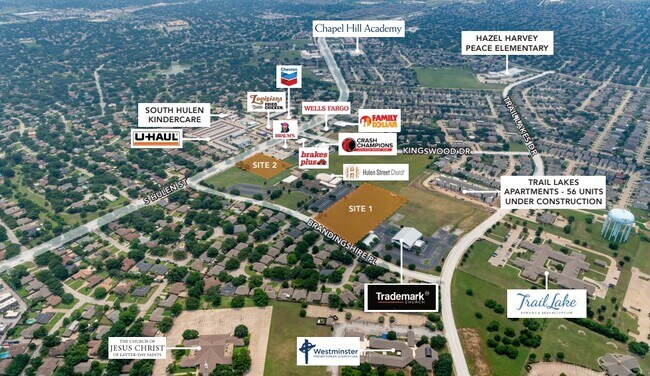 Plus de détails pour 7100 S Hulen St, Fort Worth, TX - Terrain à vendre