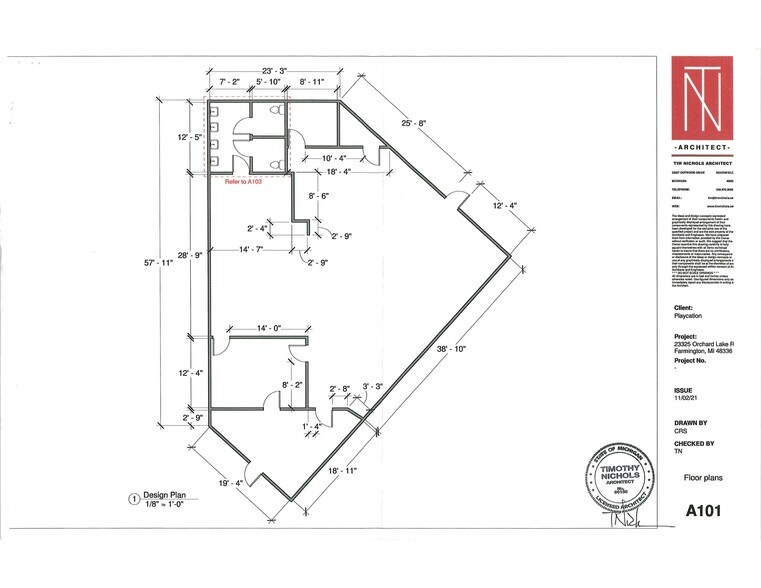 23303-23339 Orchard Lake Rd, Farmington, MI à louer - Plan d’étage - Image 3 de 5