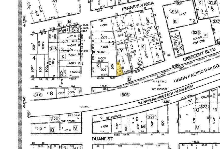 532-534 Crescent Blvd, Glen Ellyn, IL à vendre - Plan cadastral - Image 2 de 26