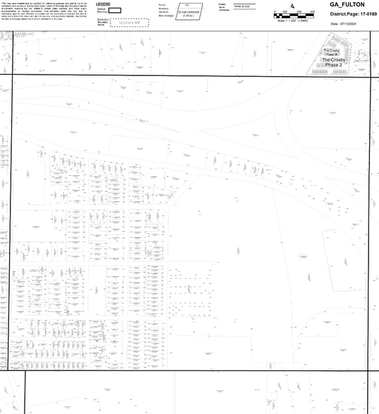 1091 Longley Ave NW, Atlanta, GA à vendre - Plan cadastral - Image 2 de 2