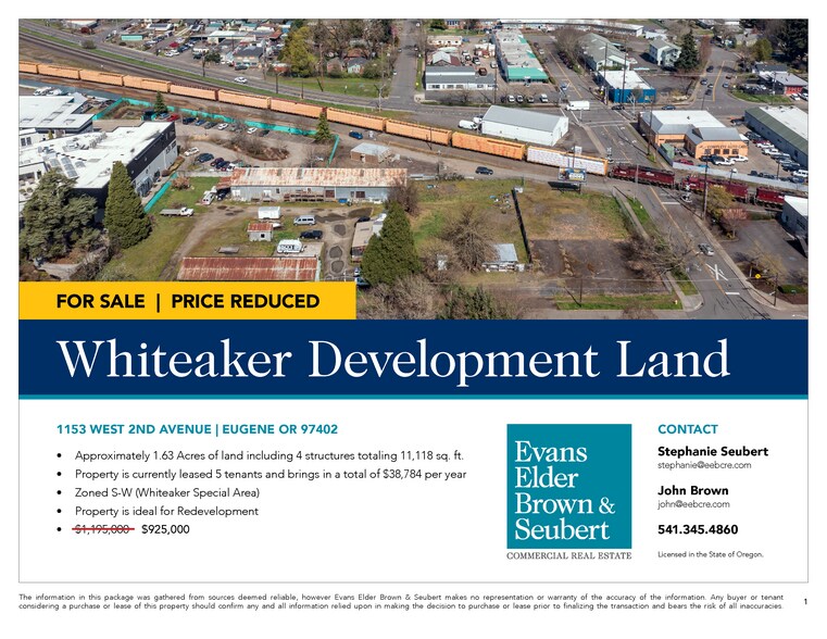 1153 W 2nd Ave, Eugene, OR à vendre - Photo du bâtiment - Image 2 de 6