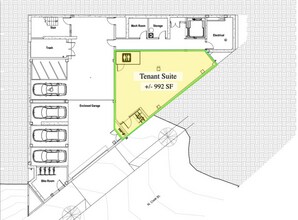 3303 N Mississippi Ave, Portland, OR à louer Plan d’étage- Image 1 de 1