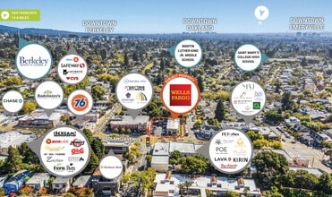 1800 Solano Ave, Berkeley, CA - AERIAL  map view - Image1