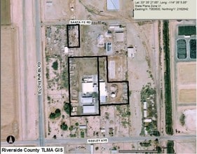 10921 Santa Fe Rd, Blythe, CA - AERIAL map view