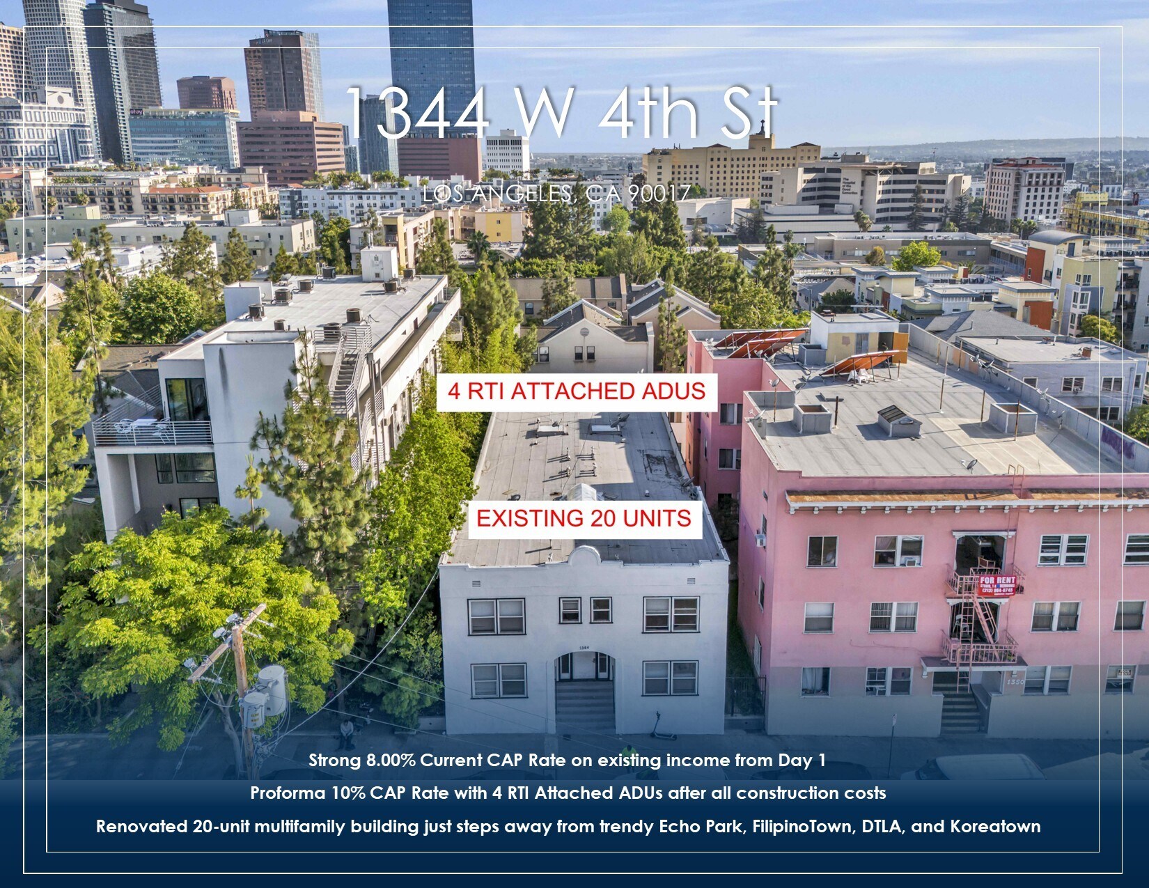 1344 W 4th St, Los Angeles, CA à vendre Photo principale- Image 1 de 16