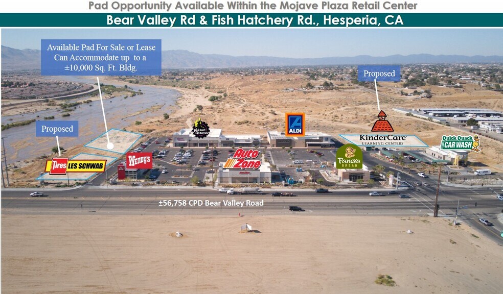 18689 Bear Valley Rd, Hesperia, CA à louer - Photo du bâtiment - Image 1 de 3