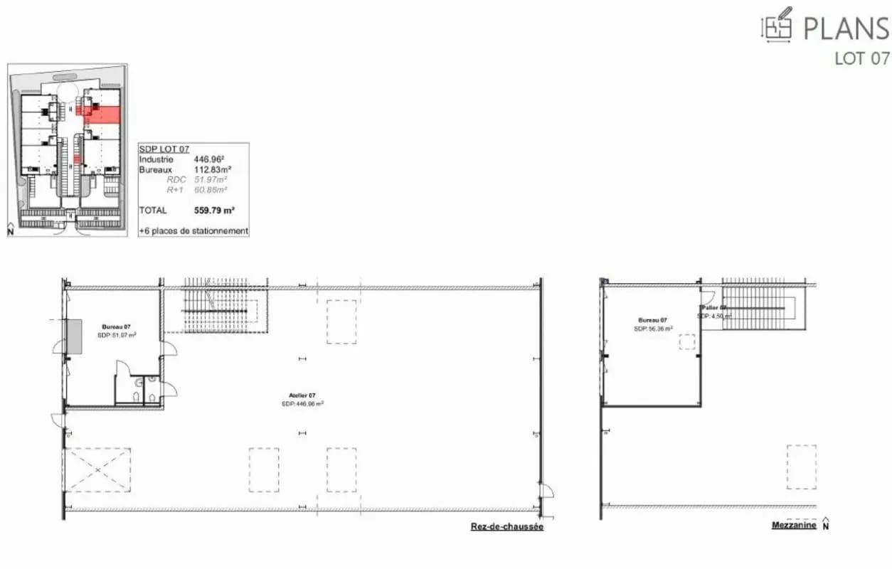 Flex dans Heyrieux à louer Plan d’étage- Image 1 de 11