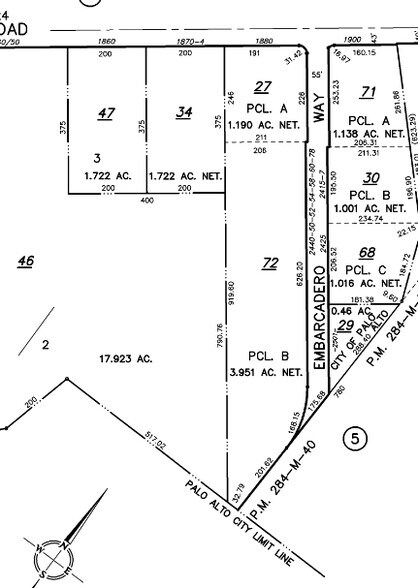 2460 Embarcadero Rd, Palo Alto, CA à louer - Plan cadastral - Image 2 de 7