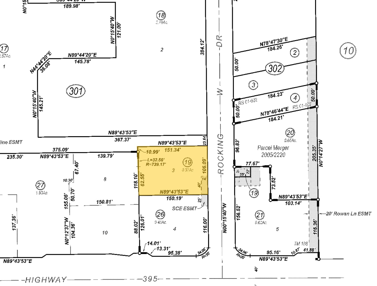 1305 Rocking W dr, Bishop, CA for sale Plat Map- Image 1 of 2