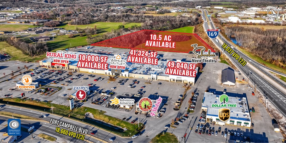 N Fort Campbell Boulevard, Hopkinsville, KY à vendre - Photo du bâtiment - Image 1 de 4