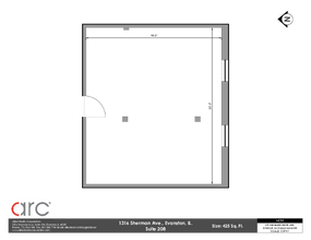 1316-1322 Sherman Ave, Evanston, IL for lease Floor Plan- Image 2 of 2