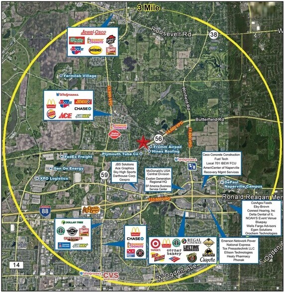 29W150-29w170 Butterfield Rd, Warrenville, IL à vendre - Photo du bâtiment - Image 2 de 2