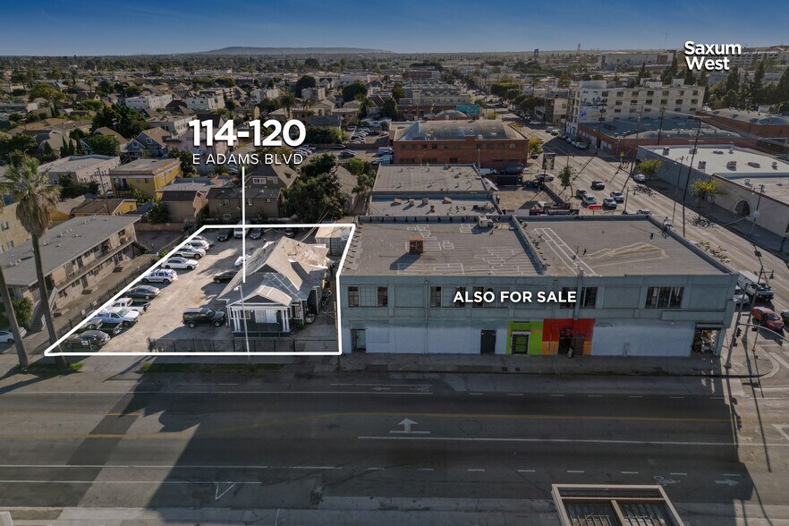 114-120 E Adams Blvd, Los Angeles, CA à vendre - Photo du bâtiment - Image 2 de 4