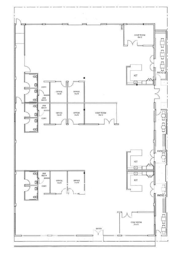 1751 Berkeley St, Santa Monica, CA à louer Plan d’étage- Image 1 de 2
