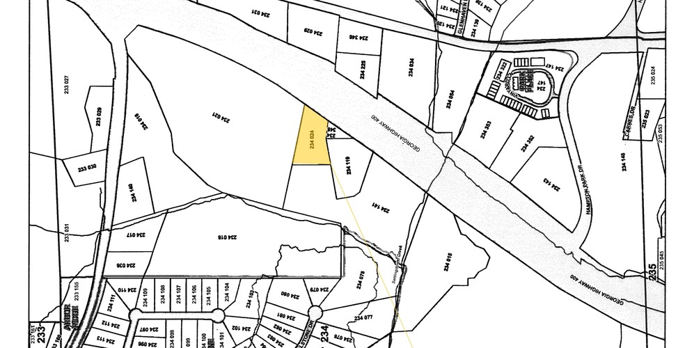 5695 Hwy 400, Cumming, GA à vendre - Plan cadastral - Image 3 de 3