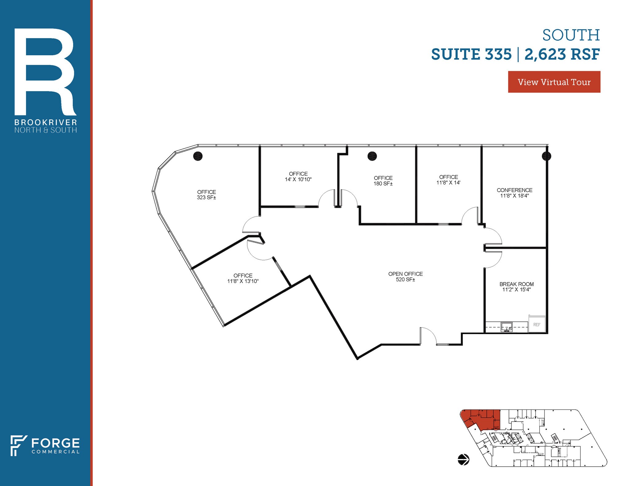 8200 Brookriver Dr, Dallas, TX à louer Plan d’étage- Image 1 de 5