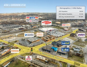 25-33 E Sibley Blvd, Hammond, IN - Aérien  Vue de la carte