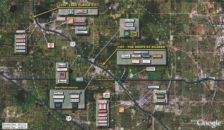 195 S Rand Rd, Lake Zurich, IL for lease - Aerial - Image 2 of 5