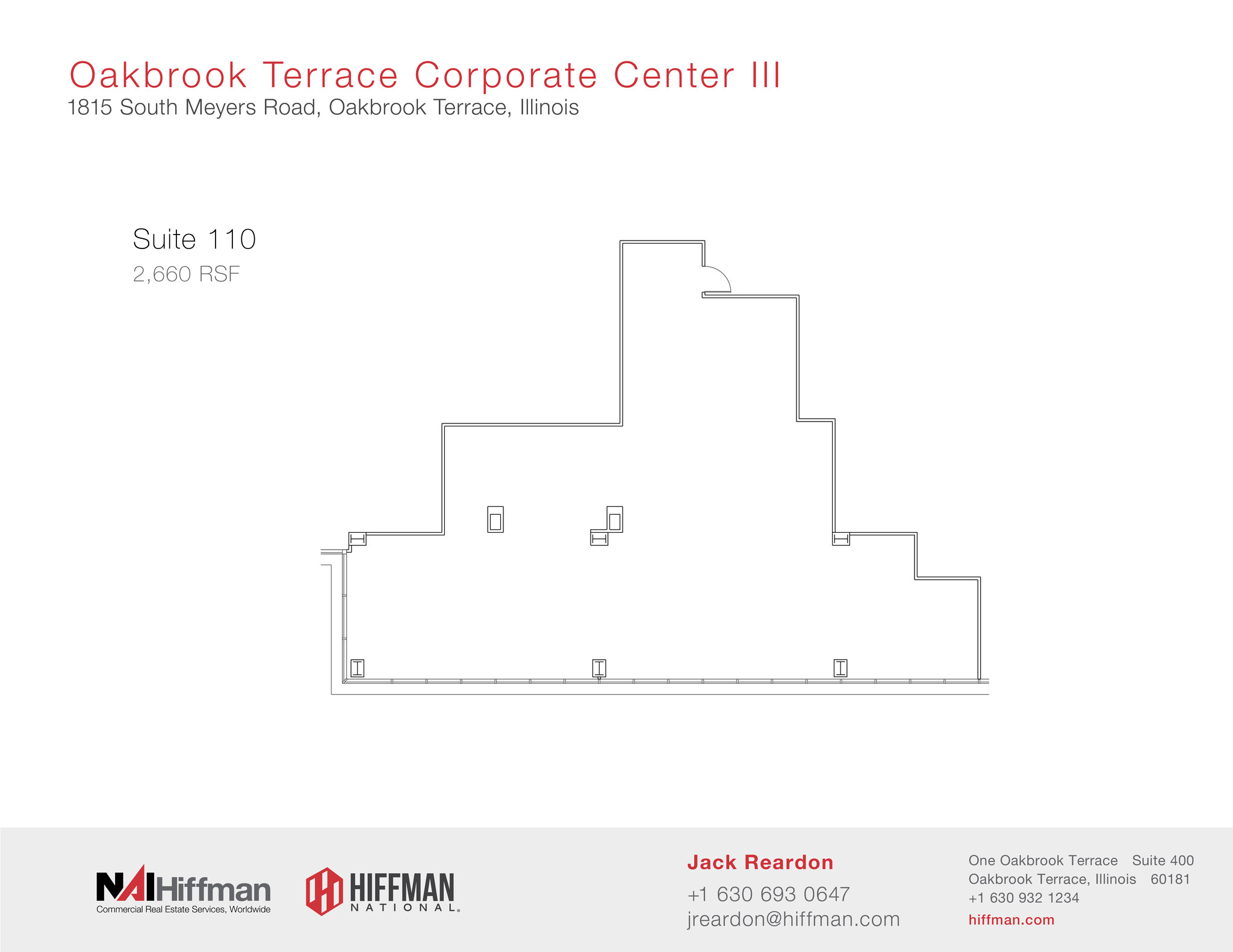 1815 S Meyers Rd, Oakbrook Terrace, IL à louer Plan d  tage- Image 1 de 1