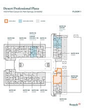 1100 N Palm Canyon Dr, Palm Springs, CA for lease Floor Plan- Image 1 of 1