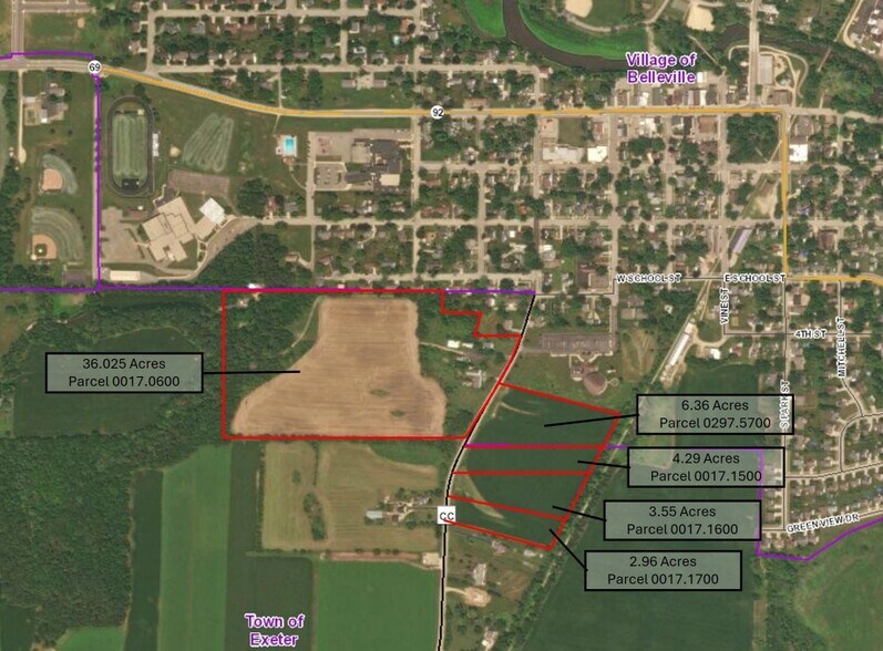 N9673 County Road CC, Belleville, WI à vendre - Aérien - Image 2 de 2