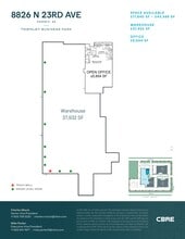 8836 N 23rd Ave, Phoenix, AZ for lease Site Plan- Image 1 of 1
