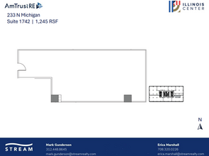 233 N Michigan Ave, Chicago, IL à louer Plan d  tage- Image 1 de 1