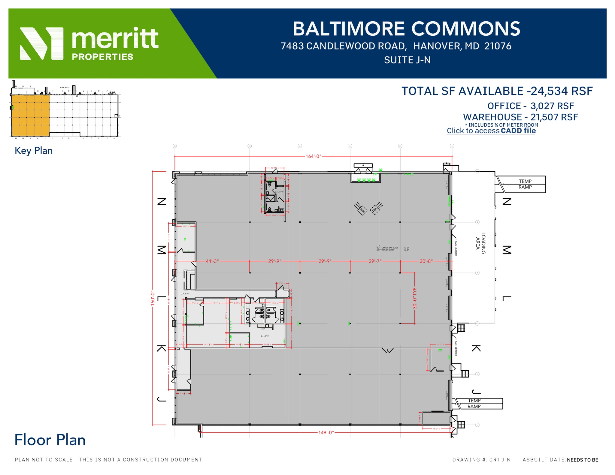 7455 New Ridge Rd, Hanover, MD for lease Floor Plan- Image 1 of 1
