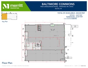 7455 New Ridge Rd, Hanover, MD for lease Floor Plan- Image 1 of 1