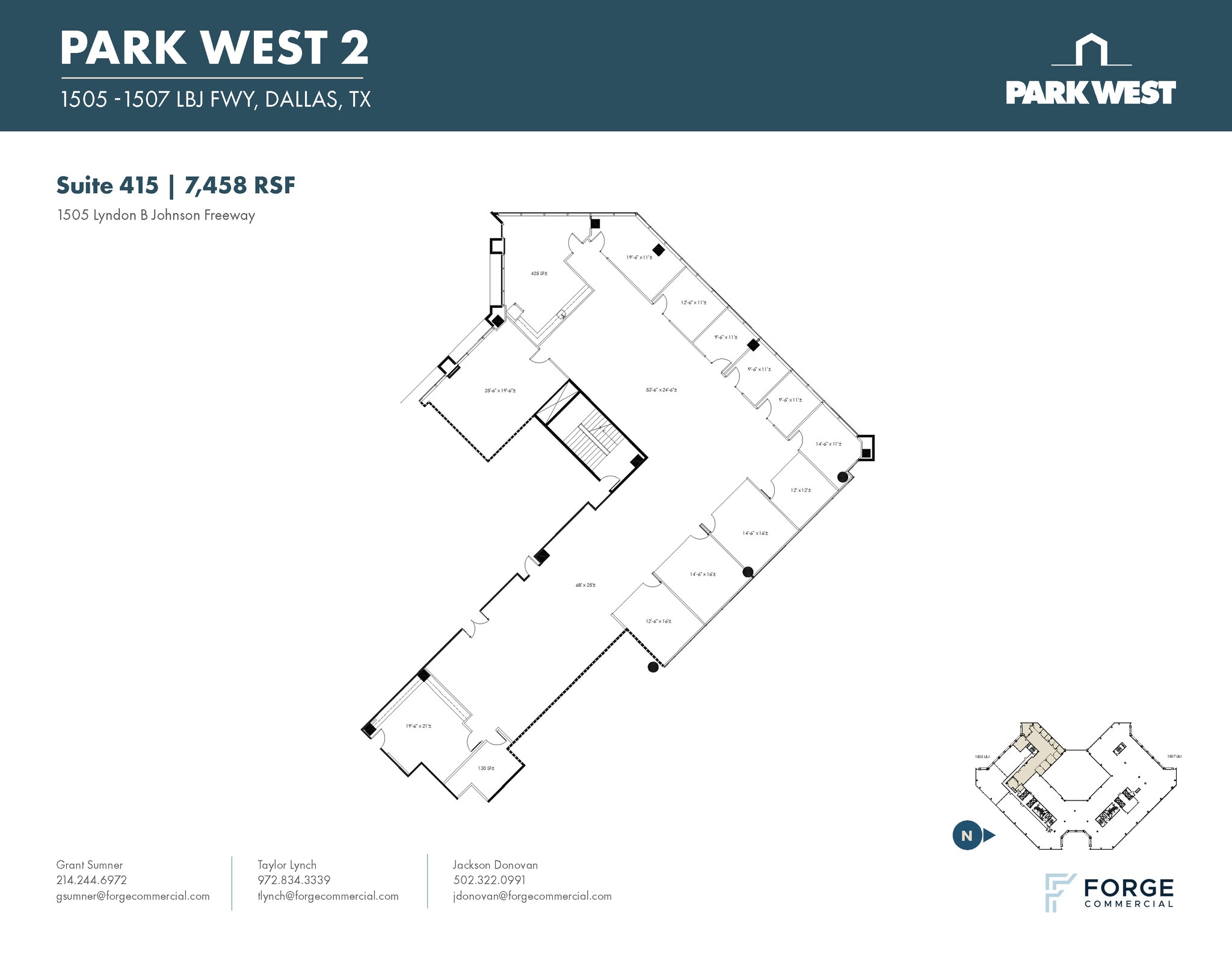 1501-1507 Lyndon B Johnson Fwy, Dallas, TX for lease Floor Plan- Image 1 of 1