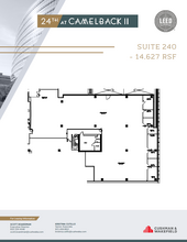 2325 E Camelback Rd, Phoenix, AZ for lease Floor Plan- Image 1 of 2