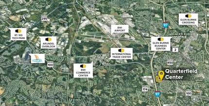 801 Landmark Dr, Glen Burnie, MD - Aérien Vue de la carte