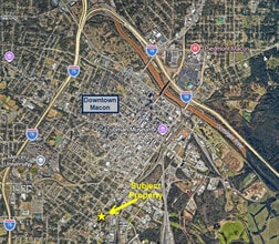 1680 Broadway, Macon-Bibb, GA - Aerial  map view