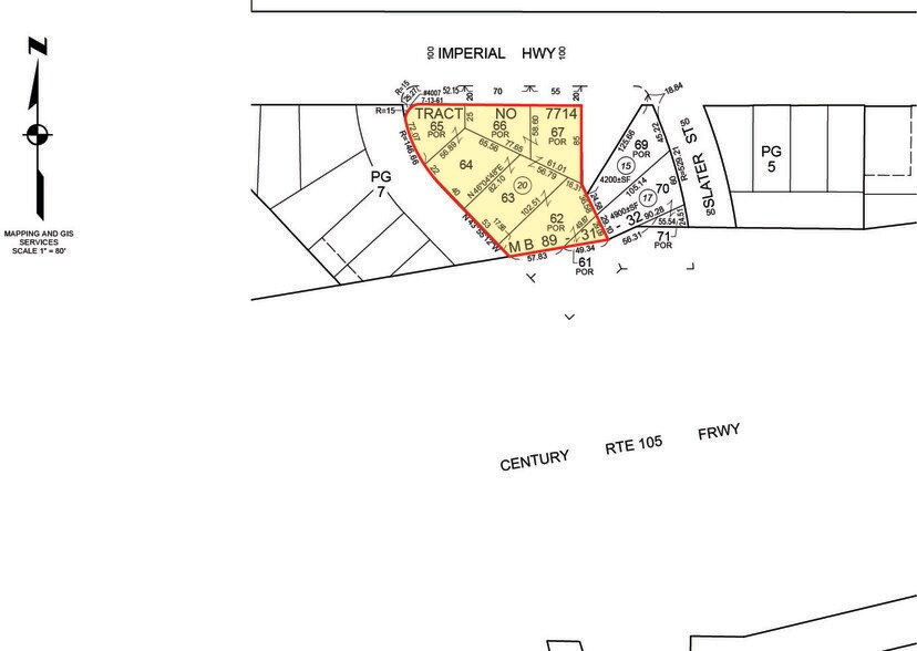 1290 E Imperial Hwy, Los Angeles, CA à vendre - Plan cadastral - Image 3 de 4