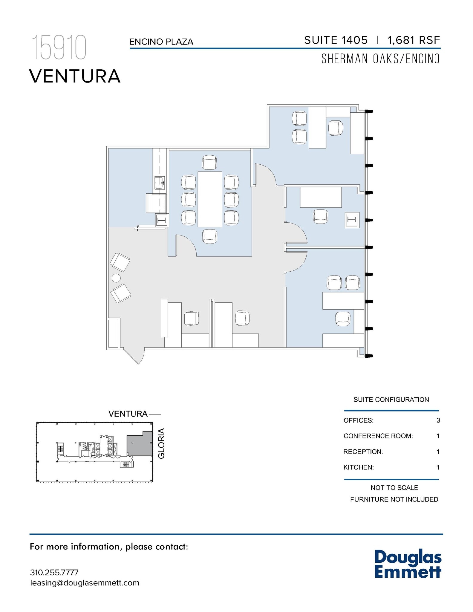 15910 Ventura Blvd, Encino, CA for lease Floor Plan- Image 1 of 1