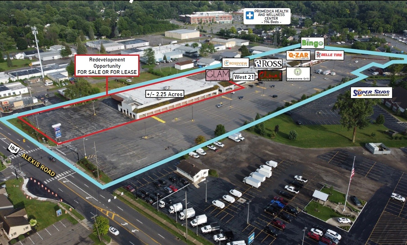 5890 Monroe St, Sylvania, OH à vendre Aérien- Image 1 de 13