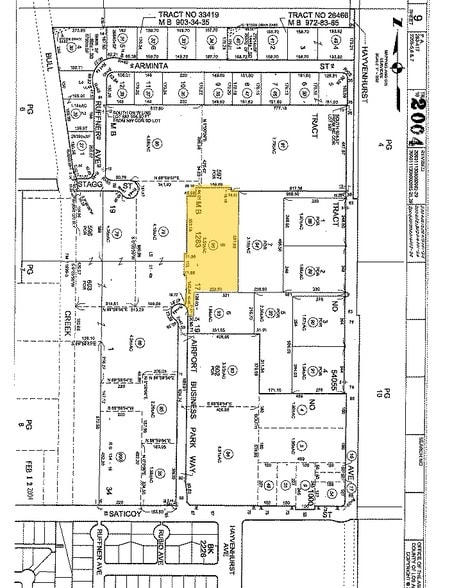 7800 Airport Business Pky, Van Nuys, CA for lease - Plat Map - Image 2 of 4