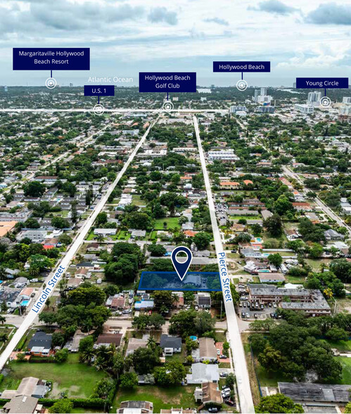 2743 Pierce St, Hollywood, FL for sale - Aerial - Image 2 of 3