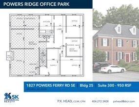 1827 Powers Ferry Rd SE, Atlanta, GA à louer Plan de site- Image 1 de 1