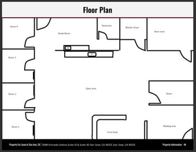 5598 Entrada Cedros, San Jose, CA for lease Floor Plan- Image 1 of 15