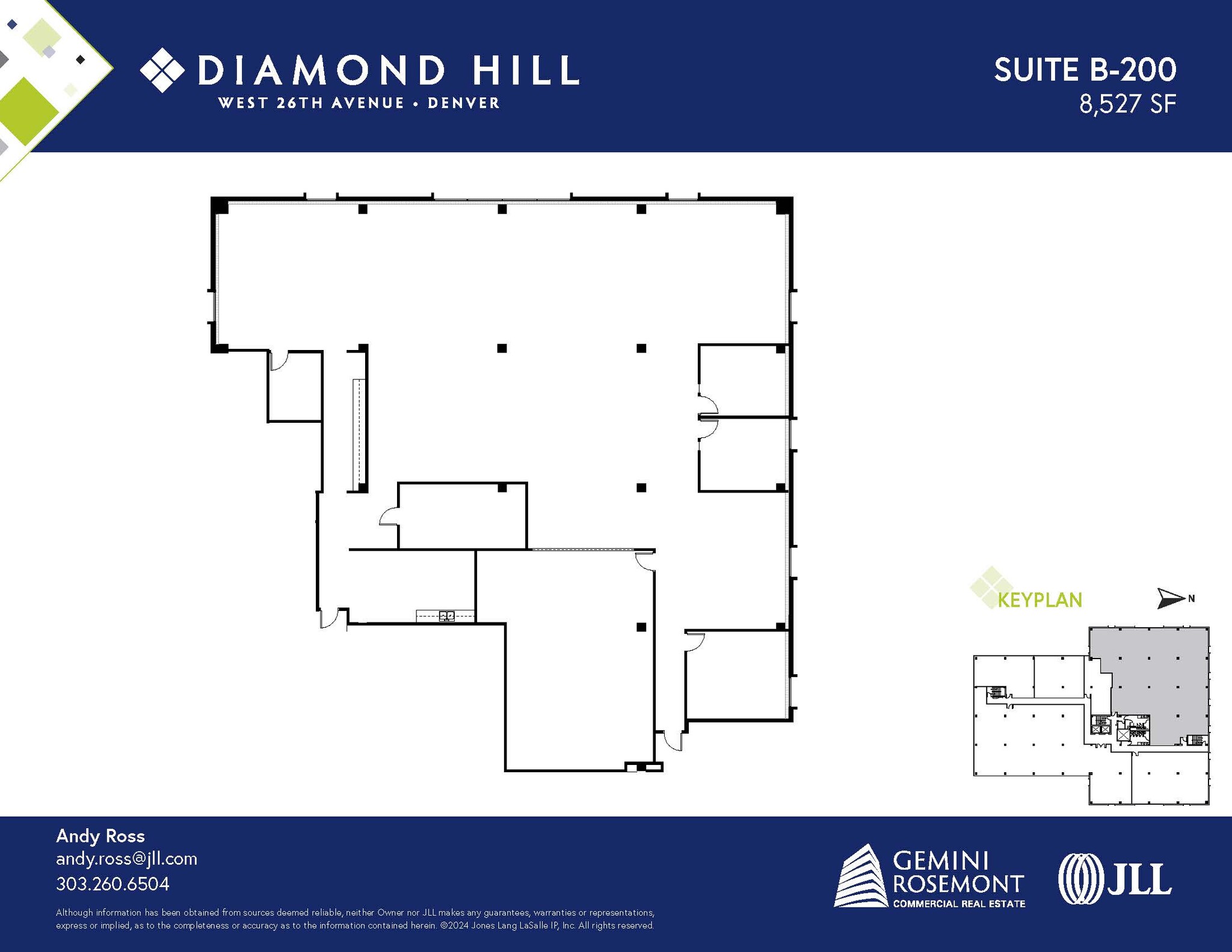 2490 W 26th Ave, Denver, CO à louer Plan d’étage- Image 1 de 2