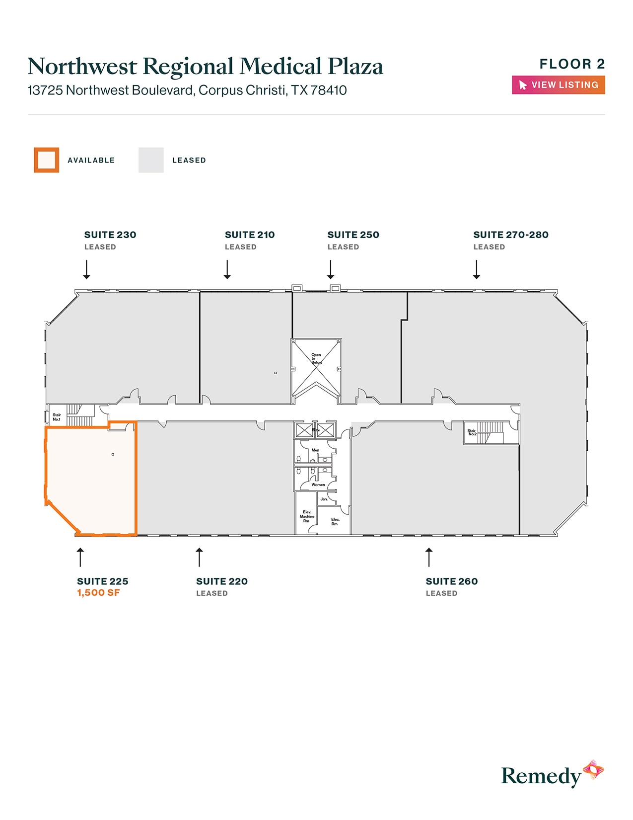 13725 Northwest Blvd, Corpus Christi, TX for lease Floor Plan- Image 1 of 1