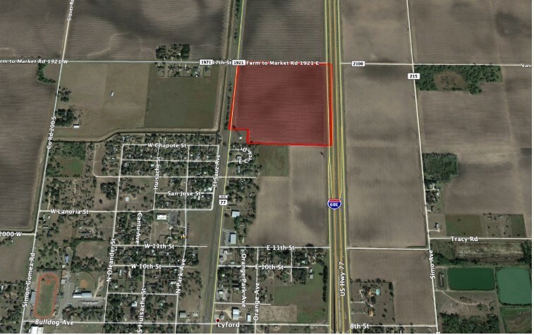 I 69-E & Business 77, Lyford, TX à vendre Plan de site- Image 1 de 1