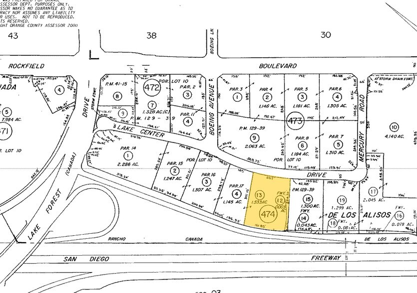 23161 Lake Center Dr, Lake Forest, CA à louer - Plan cadastral - Image 2 de 13