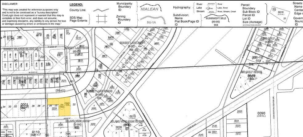 1201 20th St, Miami Beach, FL à louer - Plan cadastral - Image 2 de 9