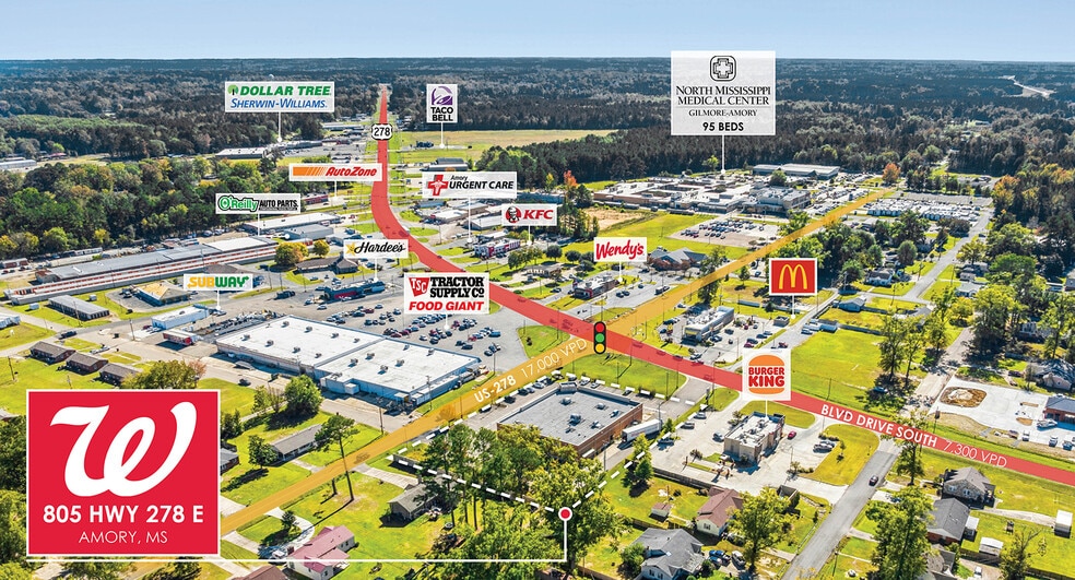 805 US-278, Amory, MS for sale - Primary Photo - Image 1 of 4