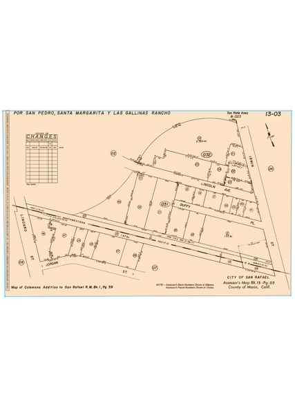 37 Duffy Pl, San Rafael, CA for sale - Plat Map - Image 3 of 3