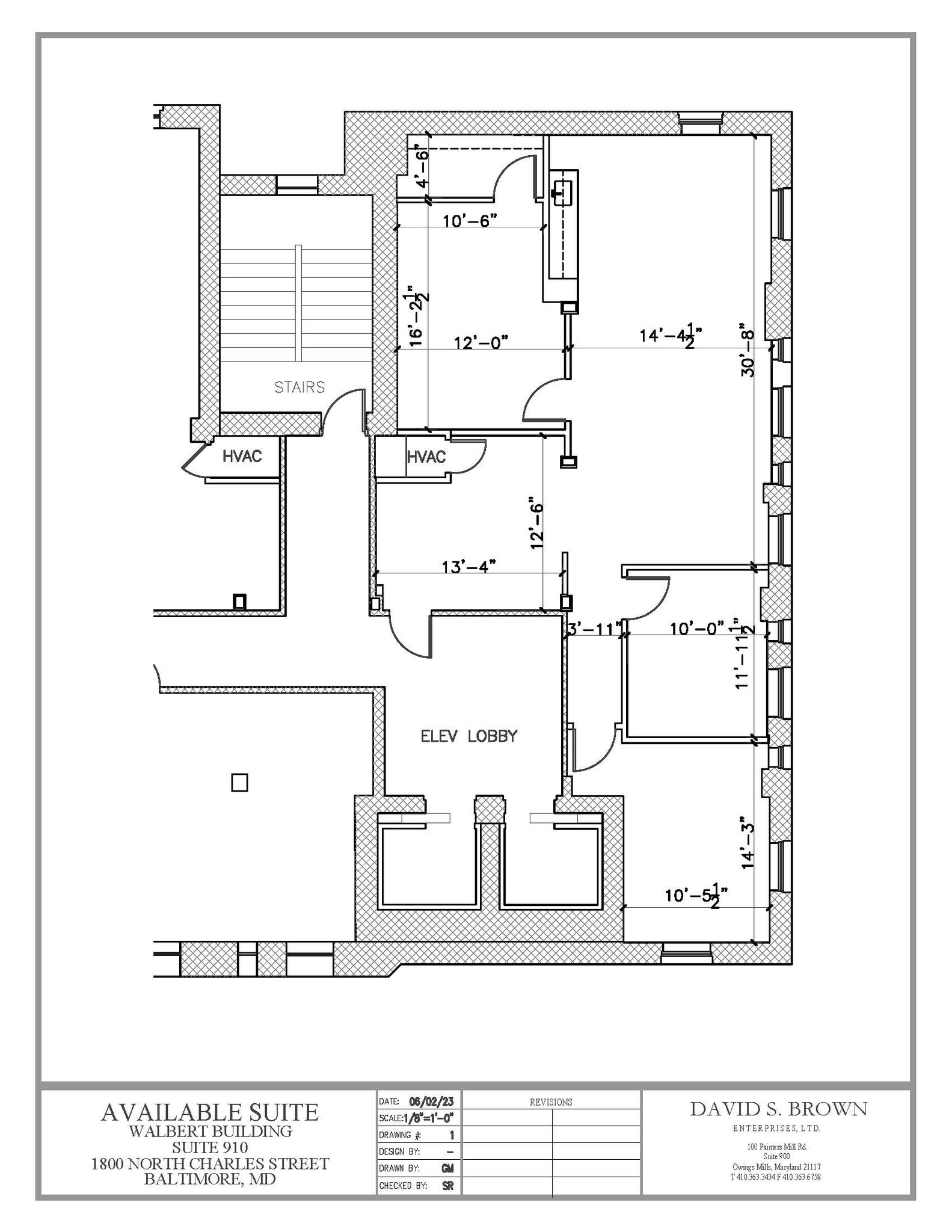 1800 N Charles St, Baltimore, MD for lease Floor Plan- Image 1 of 1